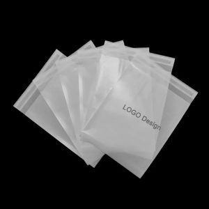 Custom Waterproof Eco Friendly Glassine Paper Bag Compostable For Clothing