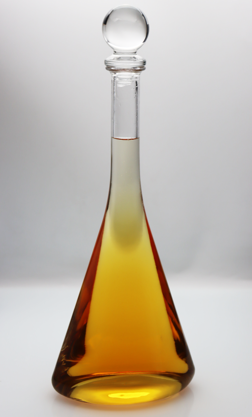 375ml Ice Wine Glass Bottle Diamond Super Premium Printing Golden