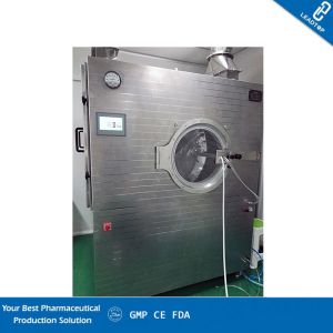 China Food Grade Film Coating Machine , Tablet Coating Equipment With Programmable PLC on sale