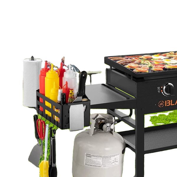 Buy Space Saving Outdoor Grill Organizer with Paper Towel Holder Tool and Firm Installation at wholesale prices