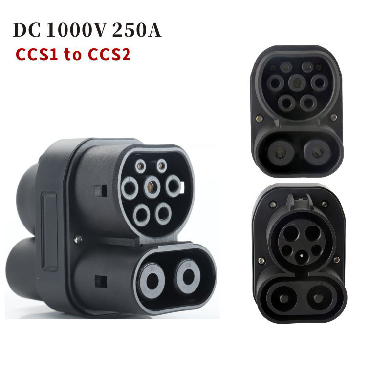 CCS1 to CCS2 Adapter Connector for EV Car with Security Function Replace/Repair