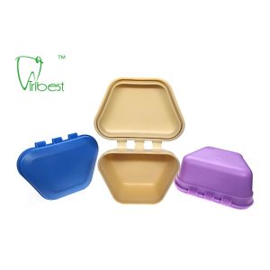 Disposable PP Dental Teeth Retainer Case Box With Hole