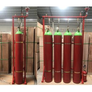 Quality Enclosed Flooding IG55 Argonite Gas Fire Suppression System Extinguisher for sale
