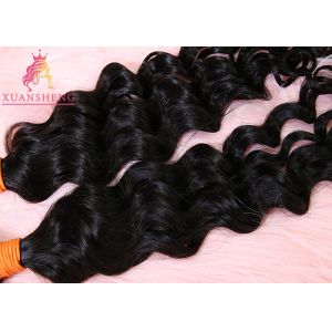 Virgin Human Loose Wave Indian Hair Extesions Thick Bottom 8-30 Length