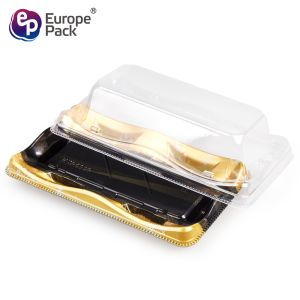 High quality PS square disposable japanese food sushi tray