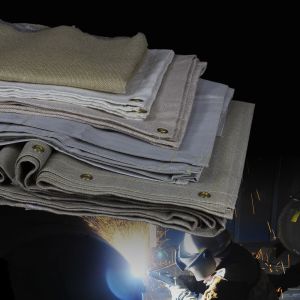 Fiberglass Welding Blanket Fireproof Heat Resistant 550C Industrial