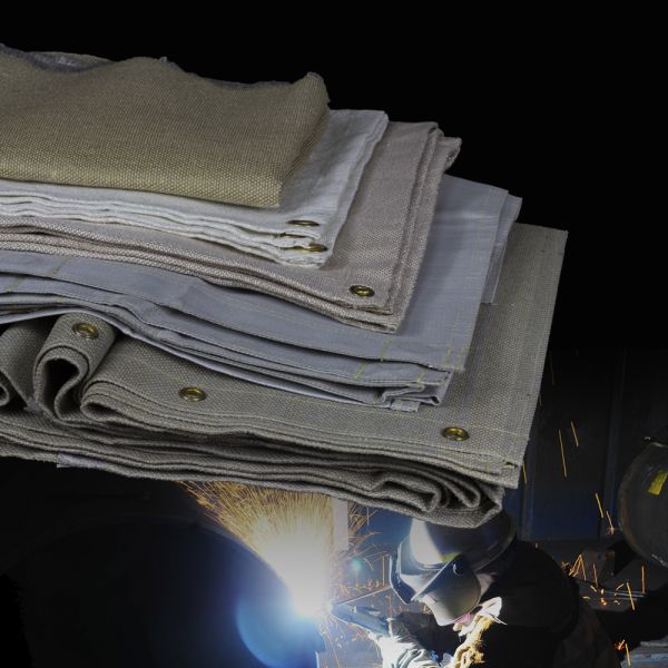 Buy Fiberglass Welding Blanket Fireproof Heat Resistant 550C Industrial at wholesale prices