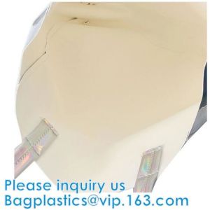 Reflective laser PU leather bag, Iridescent Tote, Fashion Holographic Handbag,