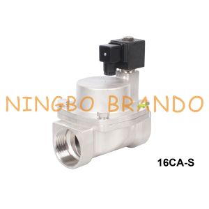1 1/4'' 1 1/2'' 2'' Hot Water Steam Stainless Steel Solenoid Valve 24V 220V