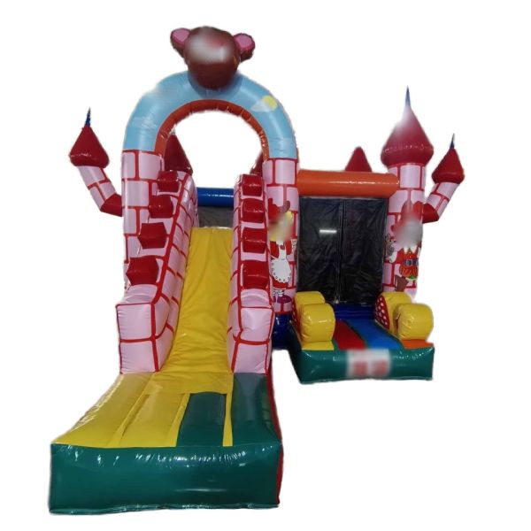 Buy Customized Playground Kid Inflatable Bouncy Castle 4x4x4.5m Jumping Bounce House Colorful Bouncy House Inflatables for Play at wholesale prices