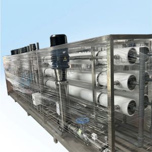 2sets 15T/H Single Stage Reverse Osmosis System With 80T Water Softening System