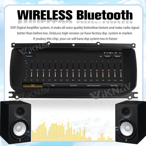 Viknav Car Radio For Land Rover Evoque L551 L538 (2012-2018) 10.25 inch With AC Air Conditioning Panel Climate Control