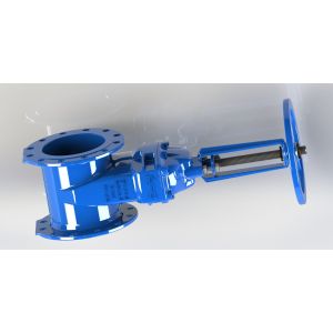 Fusion Bonded Epoxy Coated Outside Screw Yoke Gate Valve With Rubber Wedge