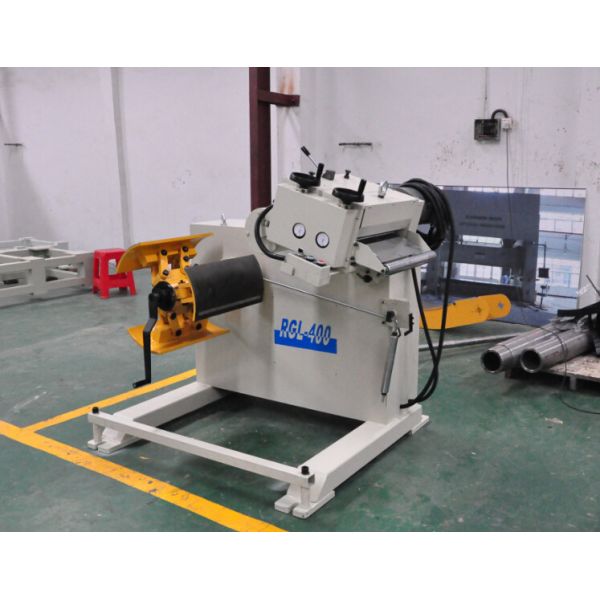 Buy Automatic Steel Coil Sheet Straightening Machine Power Press Metal Straightener at wholesale prices