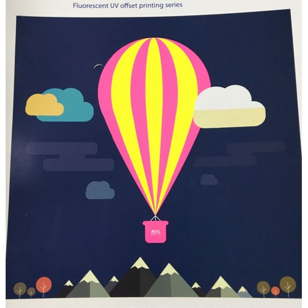 fluorescent uv offset printing ink