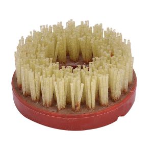 Quality 100mm Circular Diamond Brushes M14 For Processing Leather Finish for sale