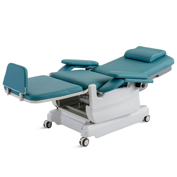 Electric Adjustable Hospital Medical Patient Donation Drawing Manufacturer Cheap Blood Collection Donor Dialysis Chair