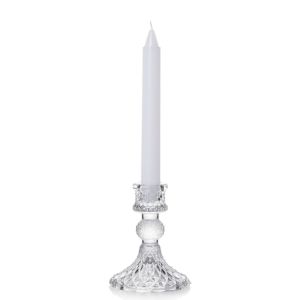 Factory price clear crystal glass candelabra candlestick holder