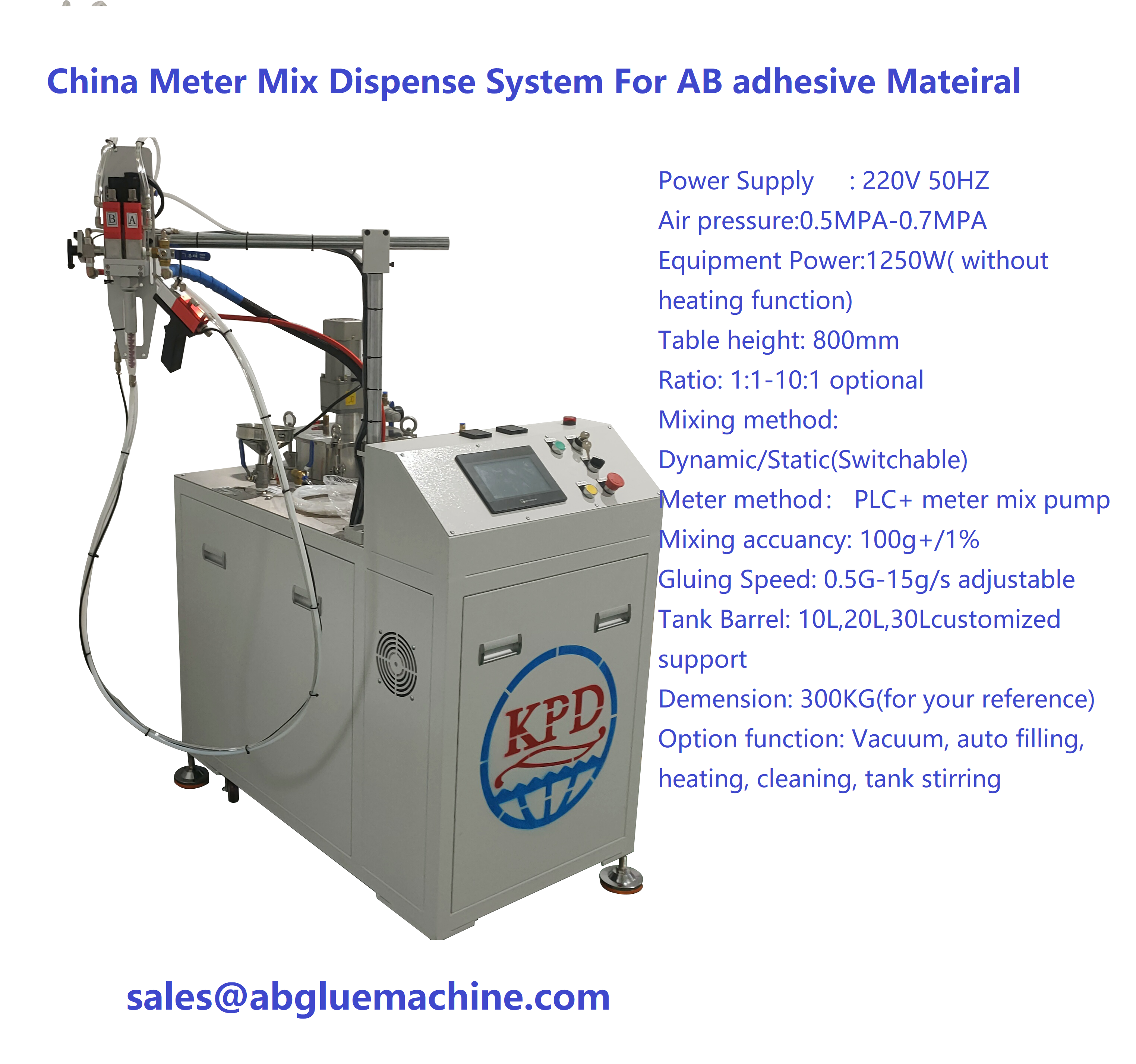 Polyurethane Metering Mix Dispensing Machine Ab Glue Potting for Automated Dispensing