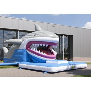 EN14960 Snappy Shark Jumping Castle Inflate Combo Commercial Grade