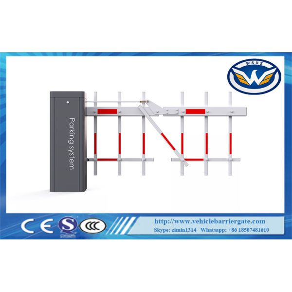 Buy 90 Degree Folding Fence Boom Car Park Barriers Max 4.5m With DC Brushless Motor at wholesale prices