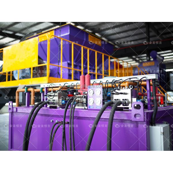 90 kW Power 20100 kg Weight Automatic Double Shaft Shredder for Scrap Metal Crusher