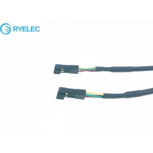 Both Ends Dupont Cable Connector Assembly 4 Pin 2.54mm Pitch Female To Female