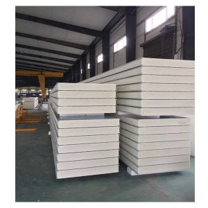 PPGI Polyurethane PPGI Structure PU Sandwich Panel 950mm Width For Cold Room