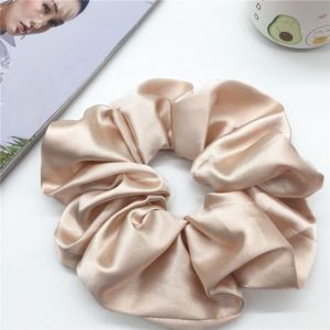 XXL Oversized Hair Scrunchies Elastic Oversize Scrunchies Large Silk Satin 19cm