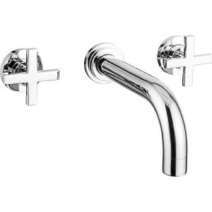 Quality Contemporary Style Chrome Finish Brass Concealed Shower Mixer T8057B for sale