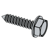HEX Head DIN6928 Tapping Screws Black Rust-Protected Anti-Loosening-Various Including Titanium Stainless Steel Nickel Inch Metric