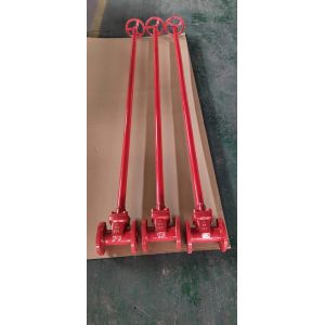 Quality Ductile Iron Resilient Wedge DN50 Gate Valve F4 With Extend Spindle for sale