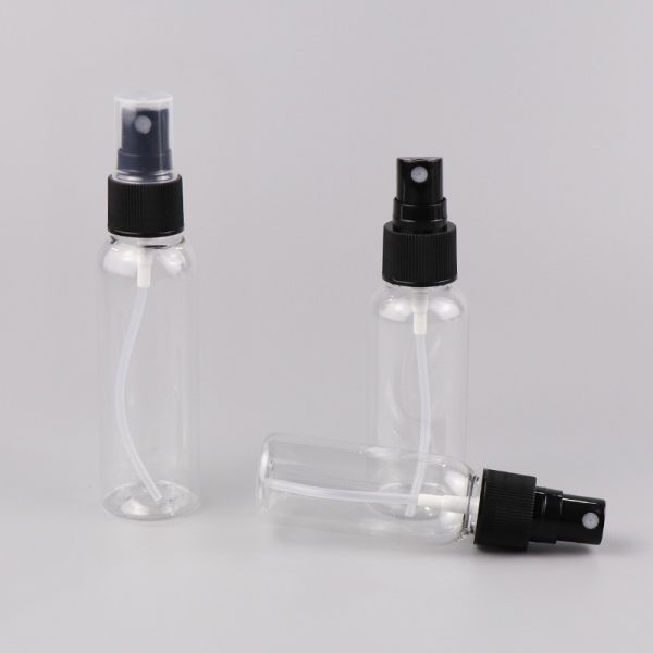Fine Mist 30ml 50ml 100ml Clear Plastic Spray Bottle For Cosmetic