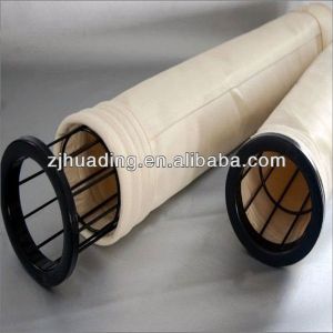 China Light Yellow Industrial Filter Bags Filtration Accuracy 1 μm Round Hole Pattern for Industrial Filtration Performance on sale