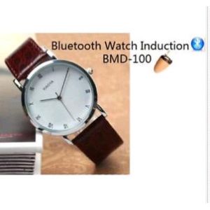 Bluetooth Watch With Spy Hidden Wireless Invisible Mini Covert Earpiece