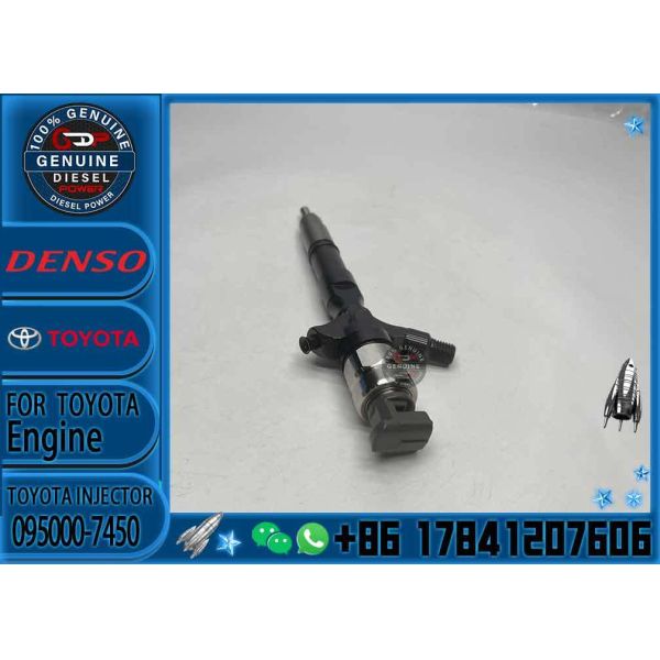 23670-30290 095000-7450 095000-7451 2367030290 0950007450 Engine Part Common Rail Fuel Injector for Toyota for Hiace 2KD-FTV