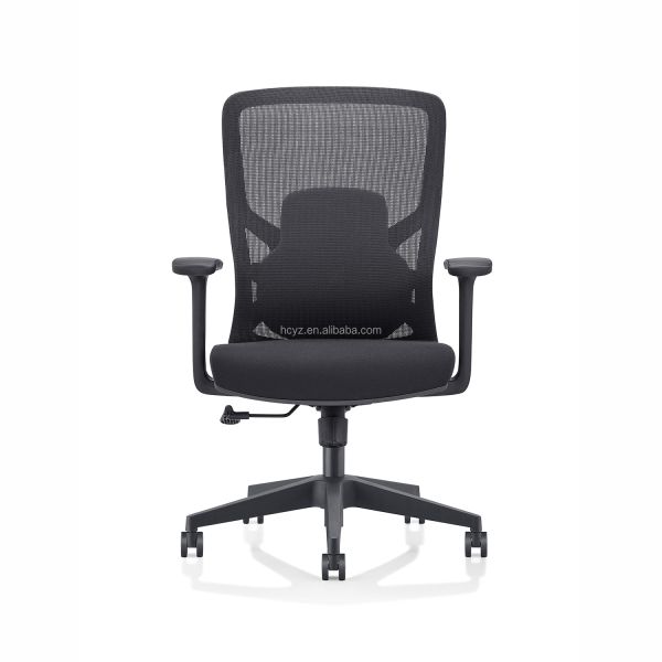 Customizable Mesh Executive Office Chair with Adjustable Armrest and Swivel Base