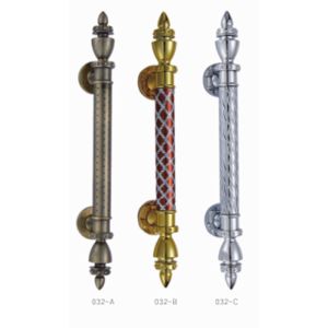 Antique Chrome Craft Pull Handle Aluminum And SUS Luxury Decor Large Hotel Solid