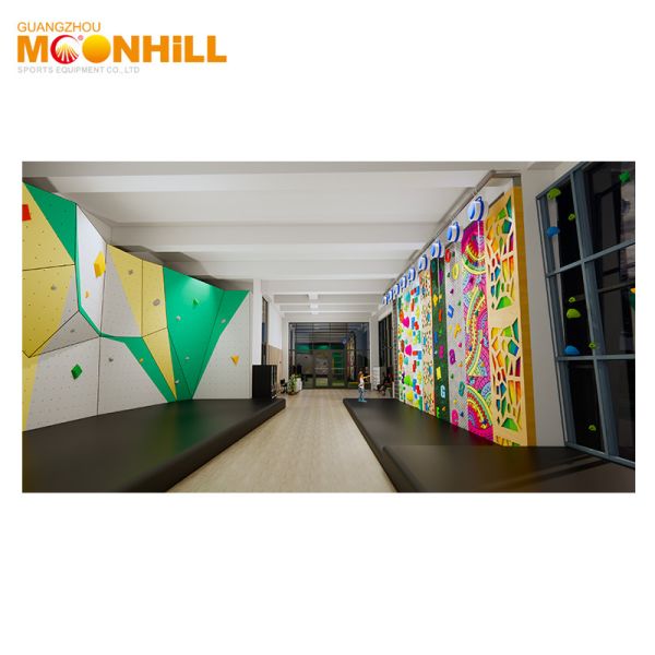 Buy City Park Amusement Indoor Climbing Structures Anti UV Rock Climbing Wall Panels at wholesale prices