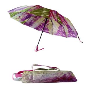 Parasol Waterproof/Windproof 2 Folding Colorful Umbrella for Women