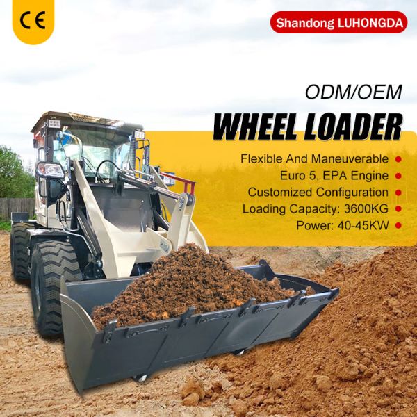 Chinese Factory 1Ton 2Ton 3Ton 5Ton Mini Shovel Loader Small Compact Multifunctional Articulated Wheel Loader Price