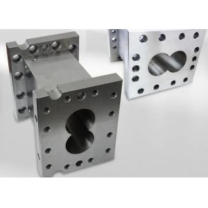 Full Intermeshing Bimetallic Screw And Barrel Hdpe Extruder Spare Parts
