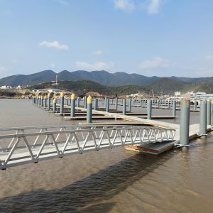 Customized Aluminum Alloy 6061-T6 Floating Dock Ramp Aluminum Gangway