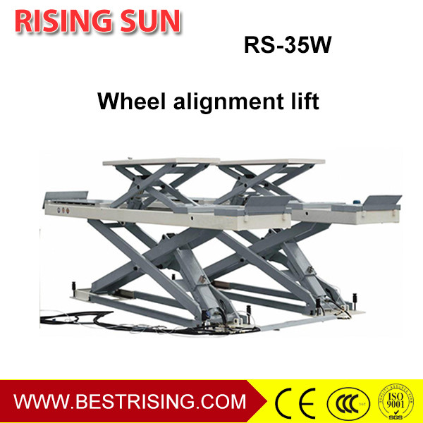 Buy High rise four wheel alignment used car service lift for workshop at wholesale prices