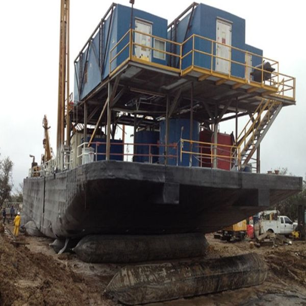 Buy Cylindrical Inflatable Marine Rubber Ship Launching Airbag at wholesale prices