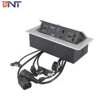 Pop Up Desktop Socket Conference table socket with connected wires