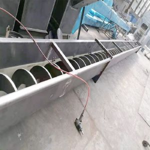 Double Shaft Horizontal Stainless Steel Screw Conveyor 1000mm For Coal Industry