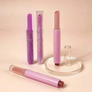 Custom Built In Sponge Pencil Shaped Smudge Proof Standard Capacity Lipstick