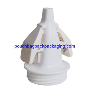 White pp ABS adapters for breast milk bag and pump, connect pump with bag
