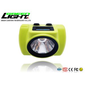 Waterproof IPX8 18000lux 385LUM 6800mAh Miners Cap Lamp